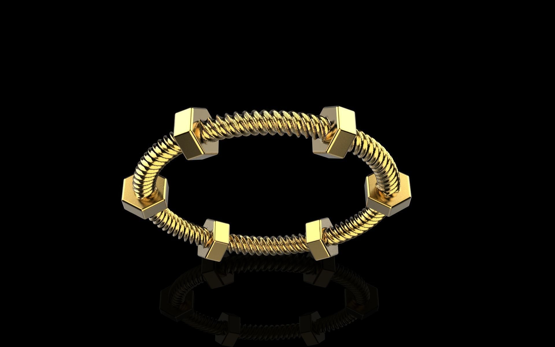 screw ring size 16 model 652 3D print model_16