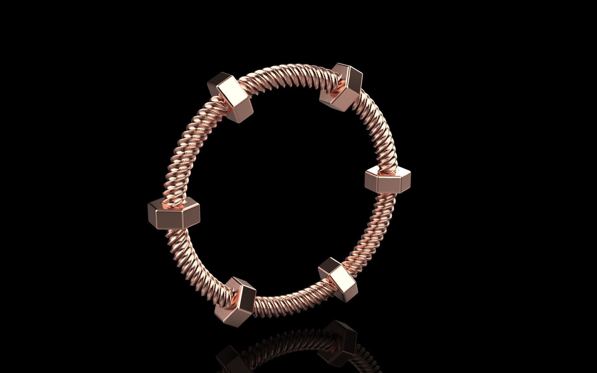 screw ring size 16 model 652 3D print model_2