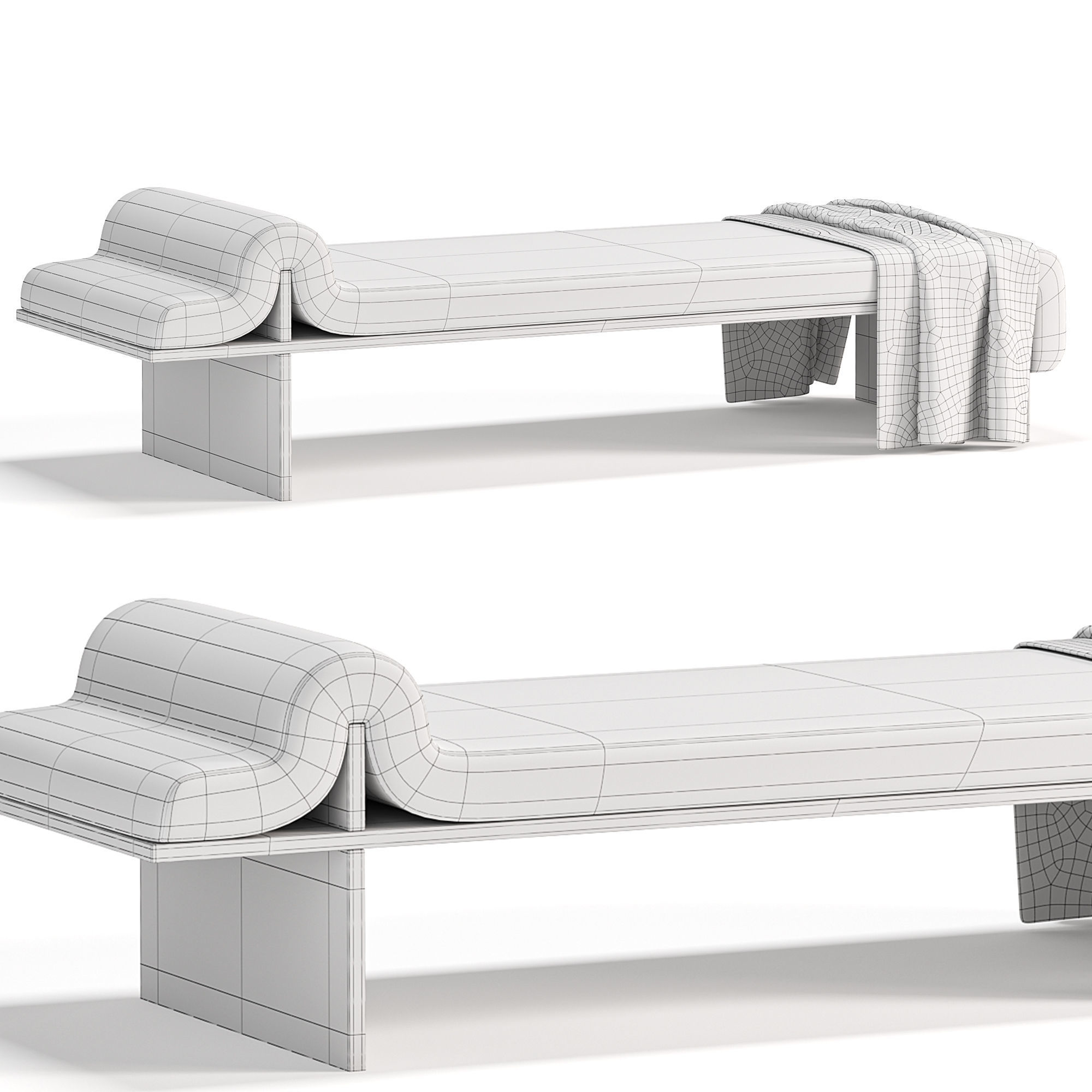 Bower Studios Melt Daybed by est 3D model_3