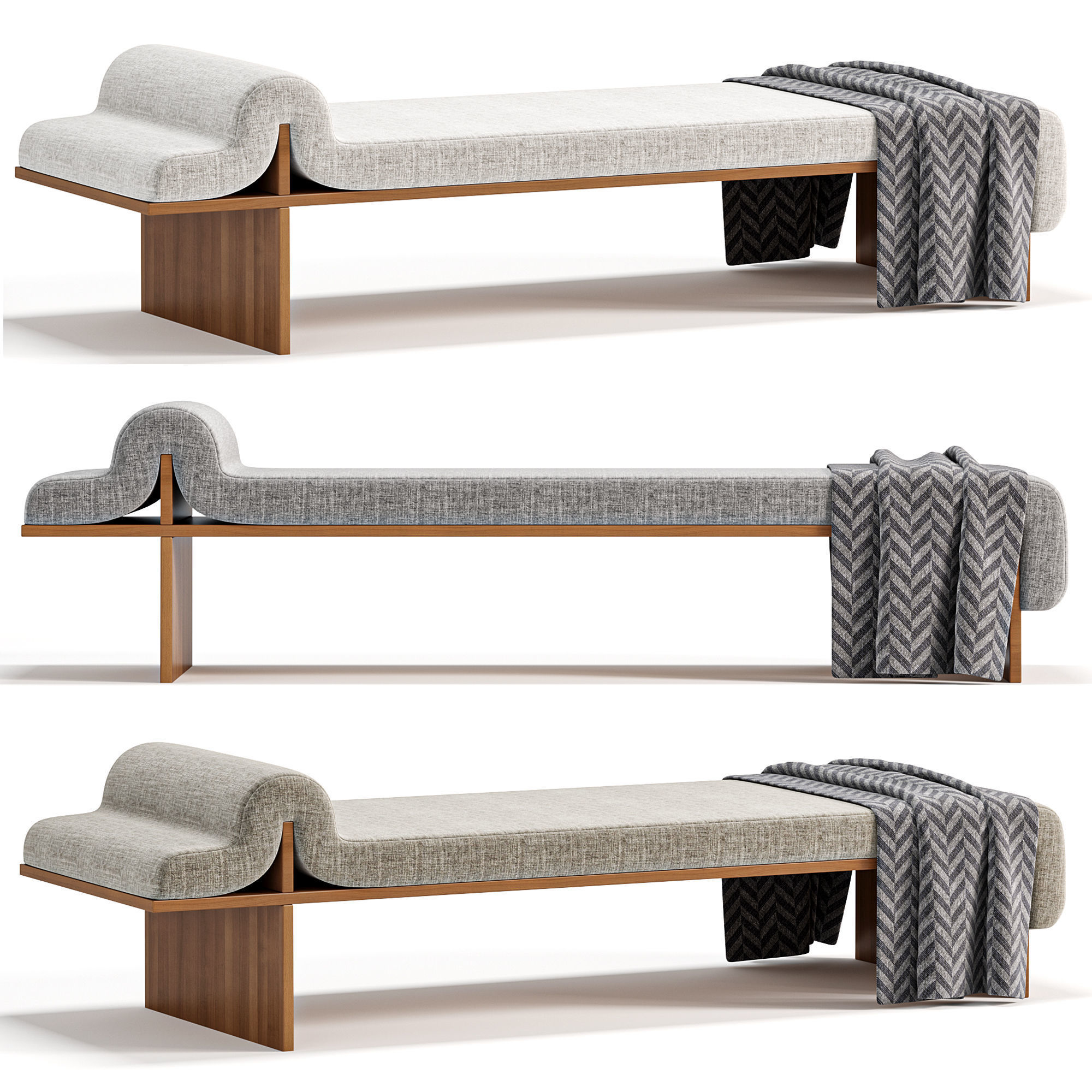 Bower Studios Melt Daybed by est 3D model_2