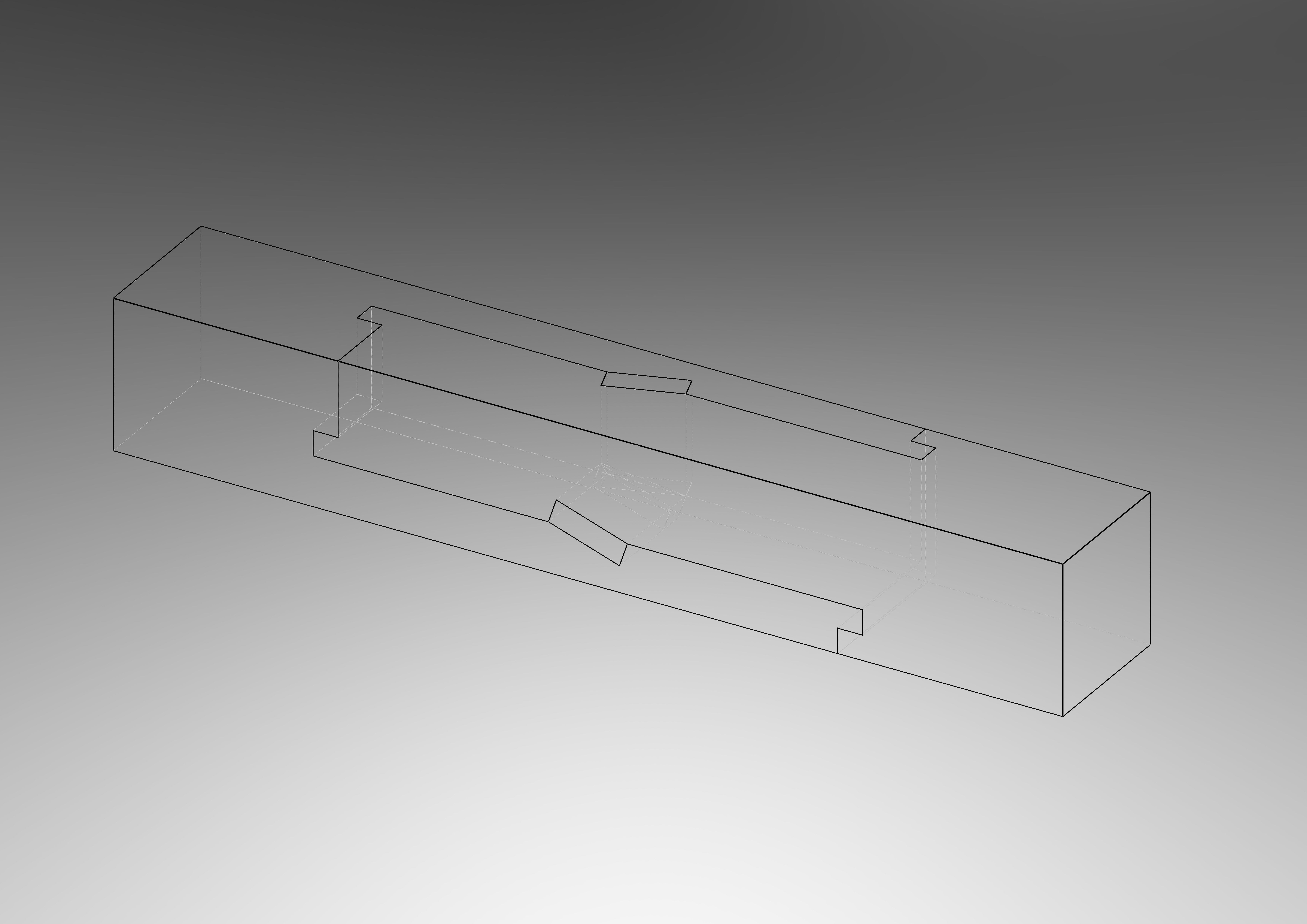 Hako Shachi - Classical Japanese Wood Joint Free 3D model_2