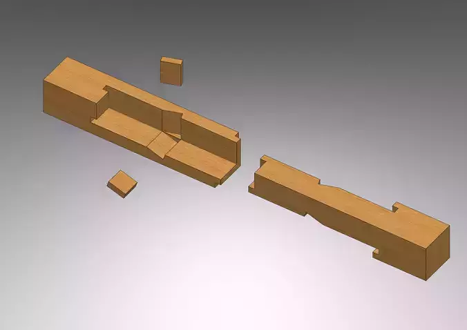 Hako Shachi - Classical Japanese Wood Joint 