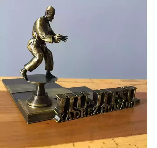 Jiu Jitsu Human Chess Statue  3D print model