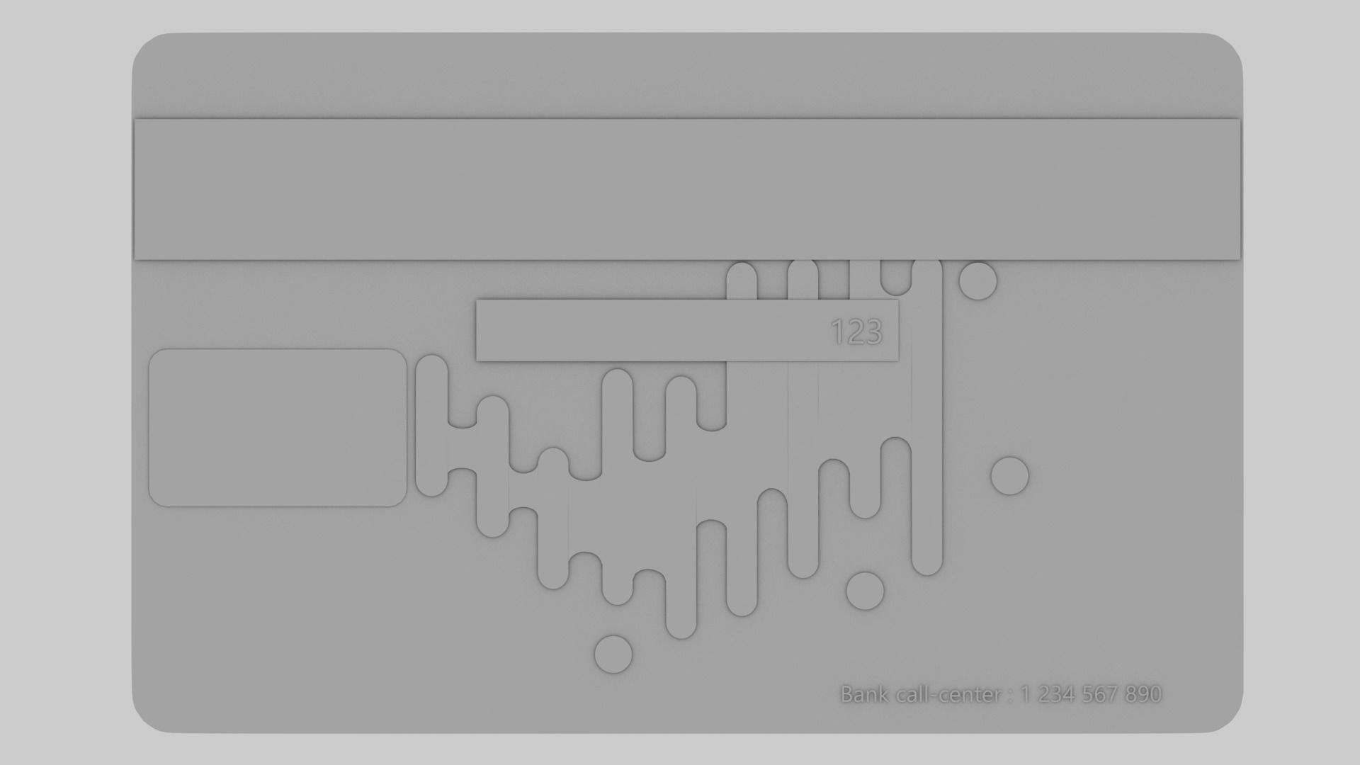 Credit Card 3D model_14