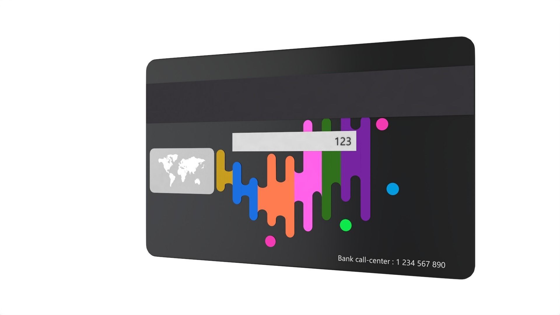 Credit Card 3D model_9