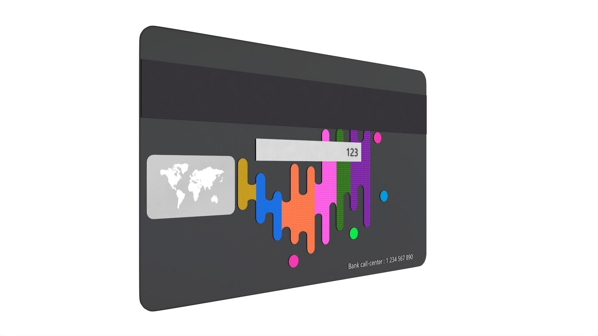 Credit Card 3D model_8