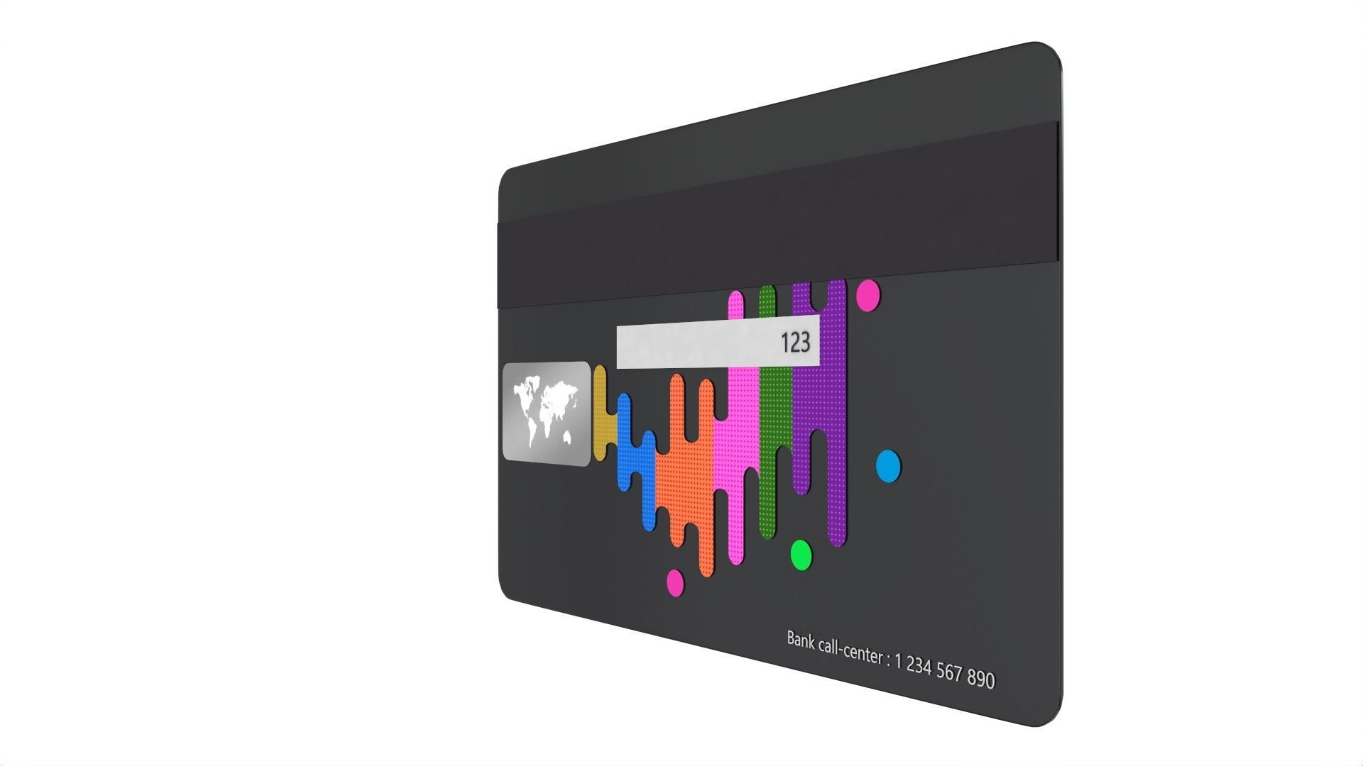 Credit Card 3D model_7