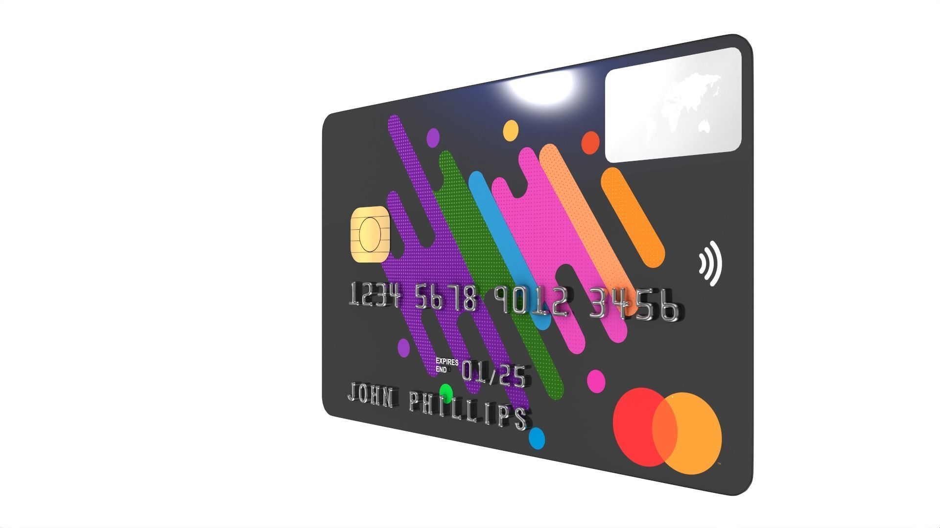 Credit Card 3D model_6
