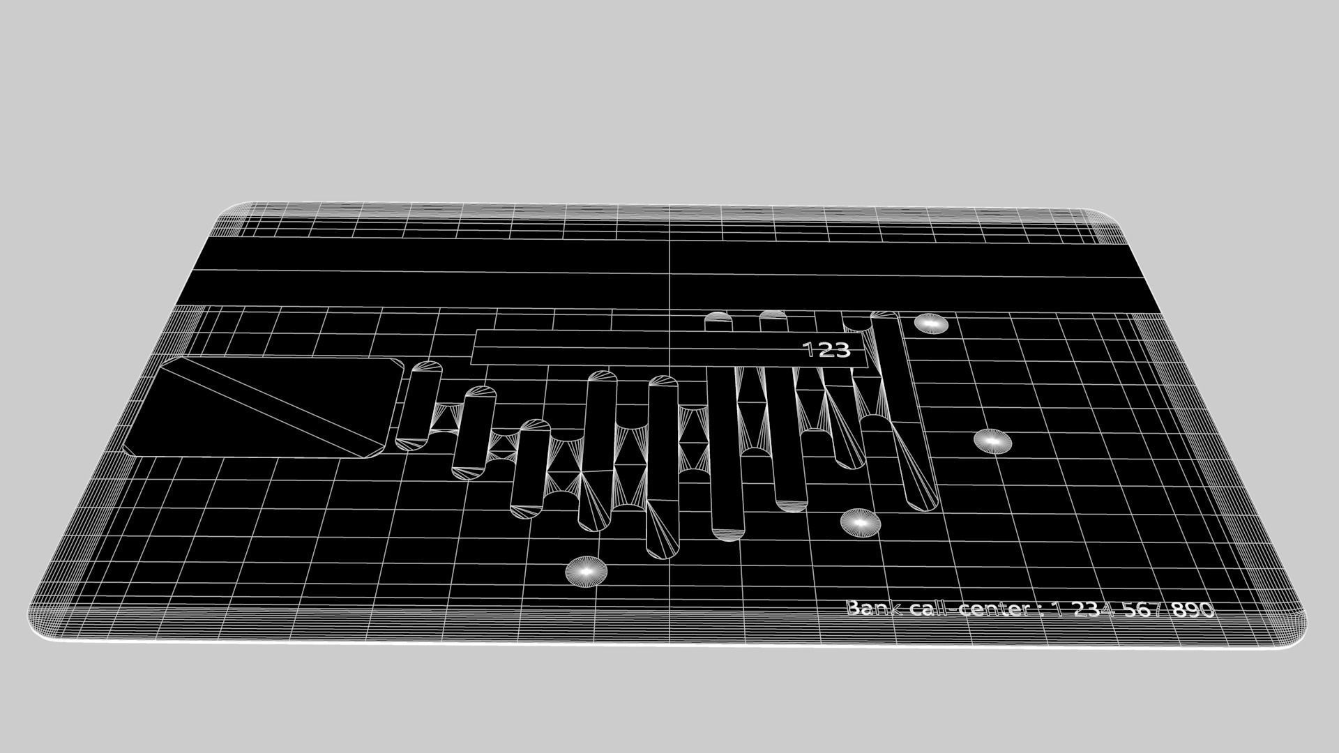 Credit Card 3D model_15