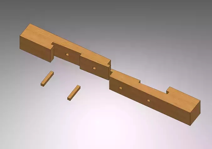 Okkake Daisen Tsugi - Classical Japanese Wood Joint 