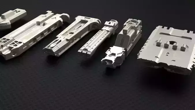 Kit  Hard surface sci fi  3D model