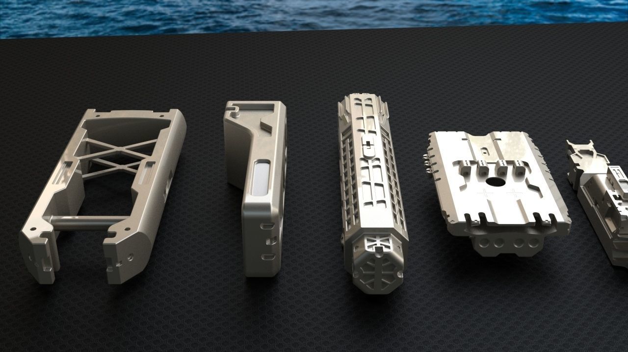 Kit  Hard surface sci fi  3D model_5