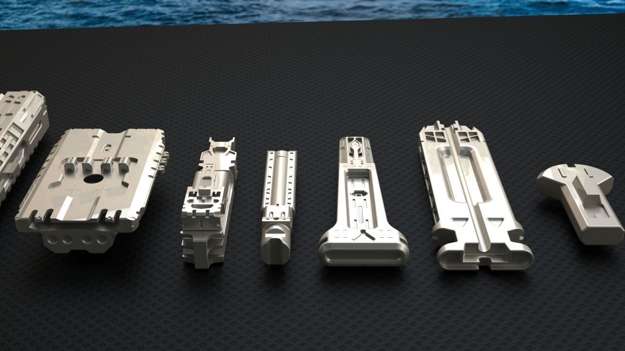 Kit  Hard surface sci fi  3D model_1