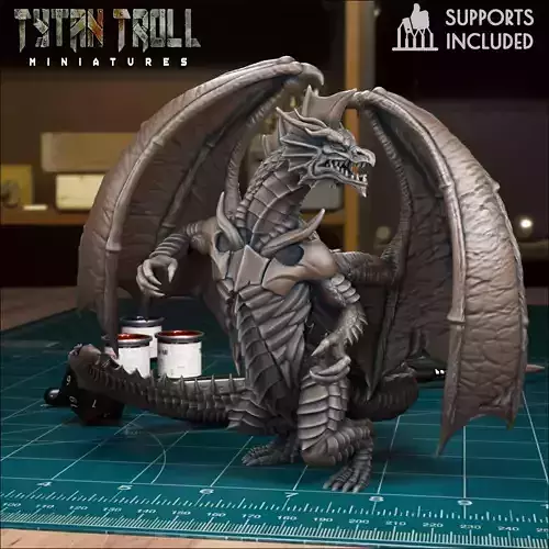 Curse Of Strahd - Dragon Argynvost - Pre-Supported