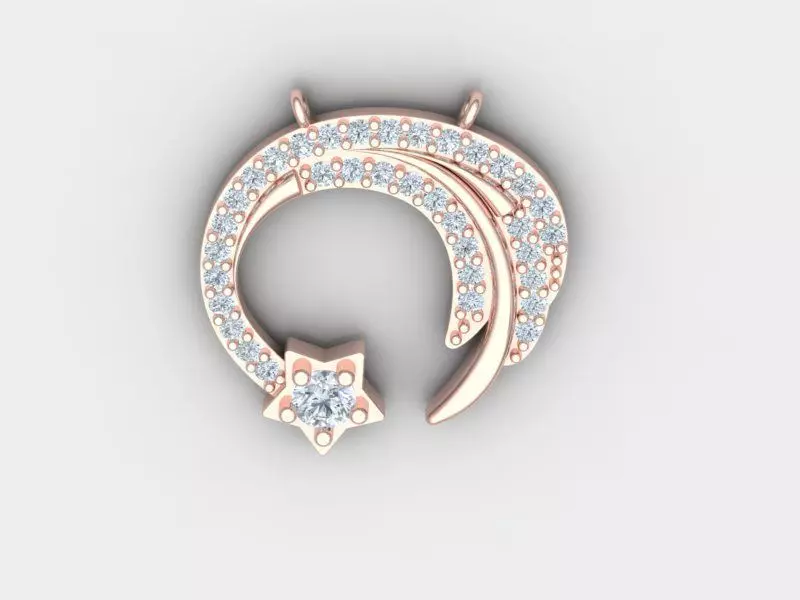 star nacklace 3D print model