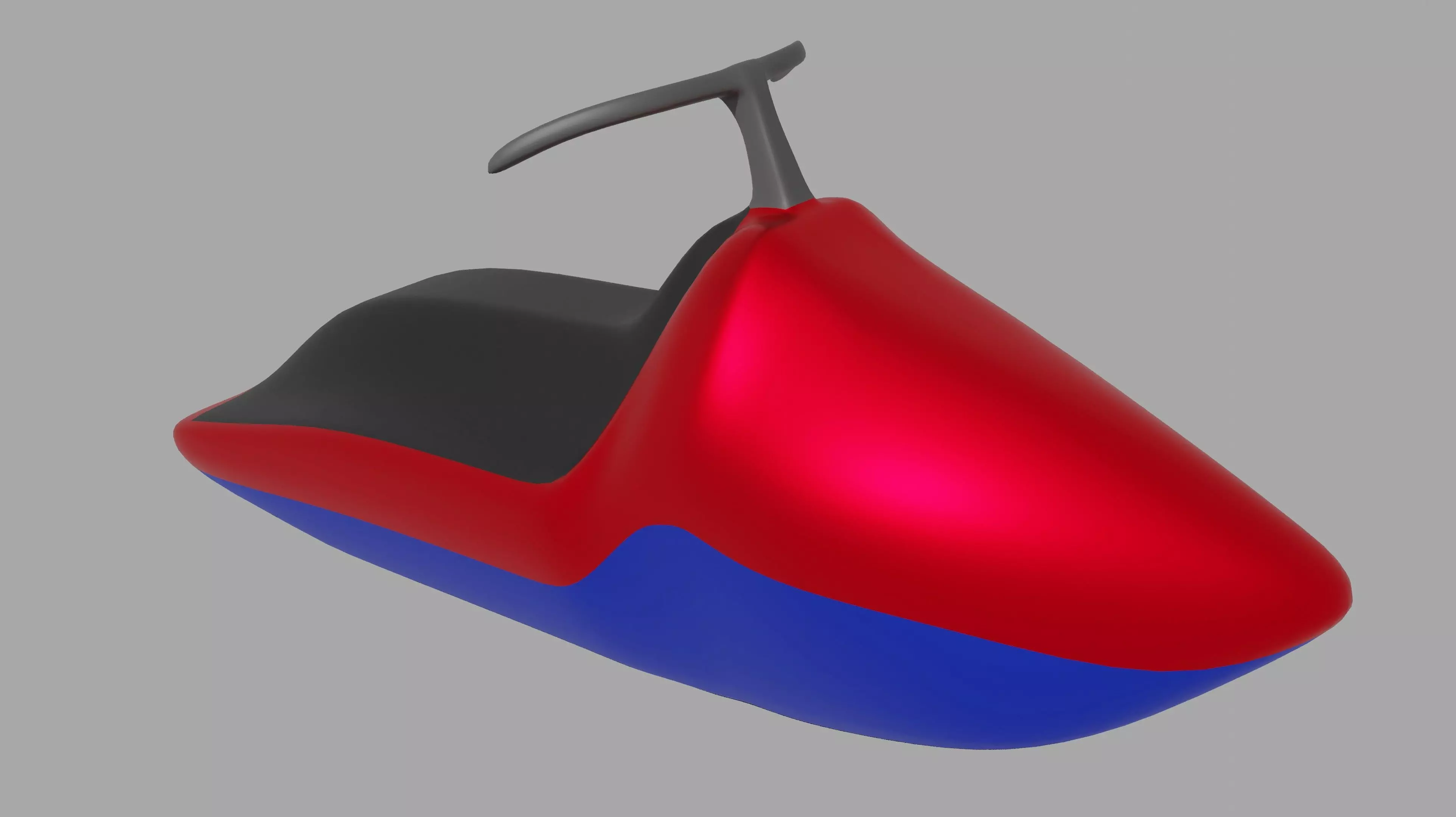 JET Ski OBJ Low-poly 3D model