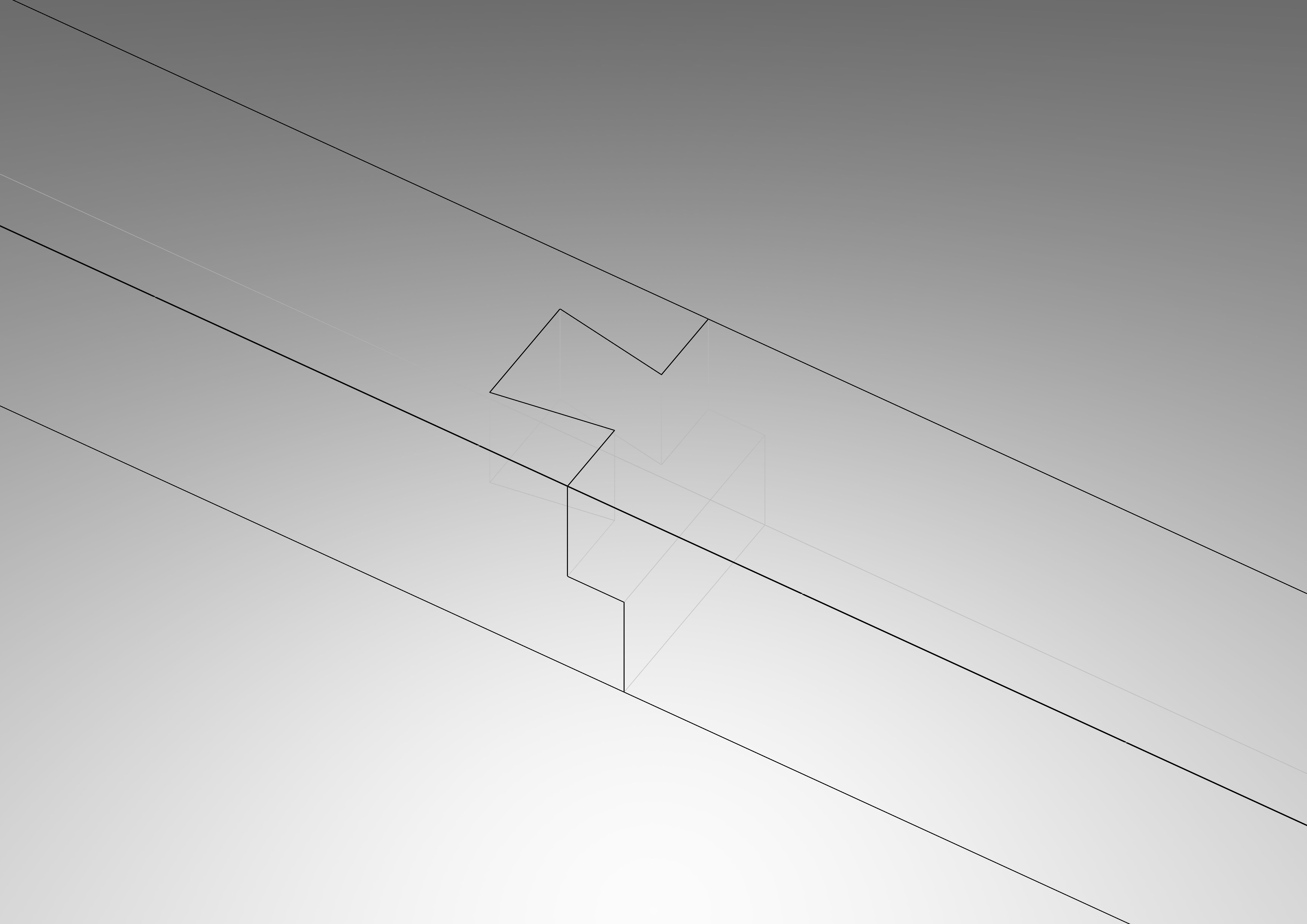 Koshikake Aritsugi - Classical Japanese Wood Joint Free 3D model_2