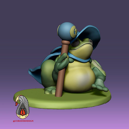 Metazoo frogman Mini fig 3d Digital File 3D print model