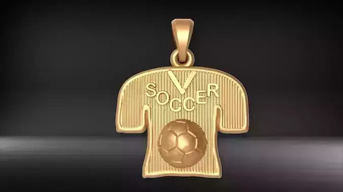 Soccer Jersey Sports Pendant Charm Necklace Jewelry