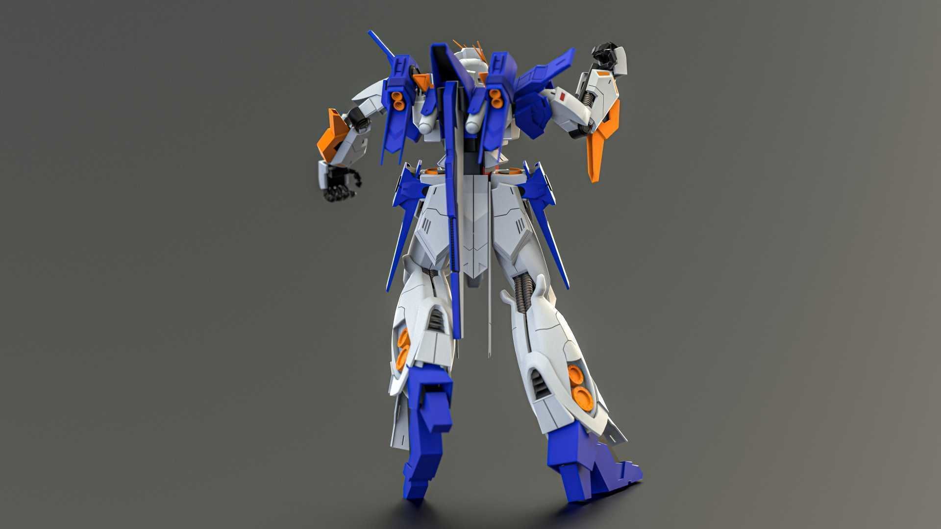 Gundam Wings 3D model_12