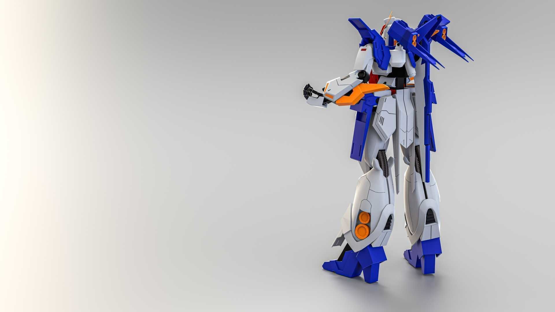 Gundam Wings 3D model_9