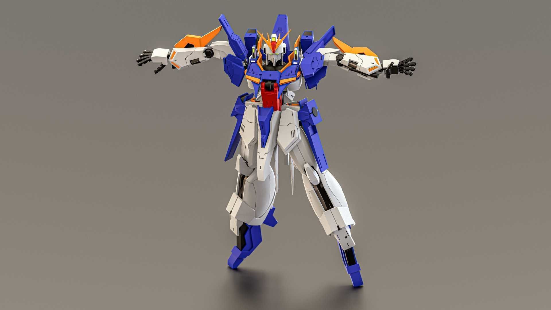Gundam Wings 3D model_10
