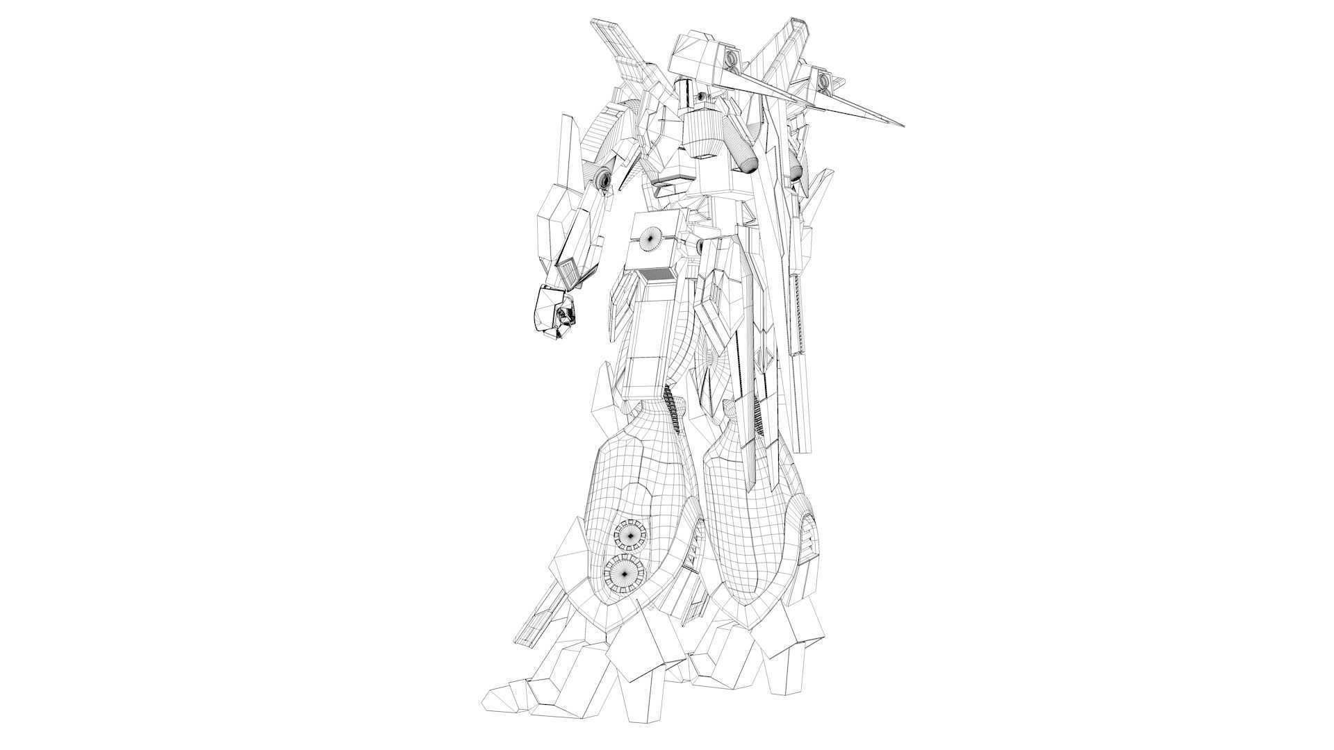 Gundam Wings 3D model_29