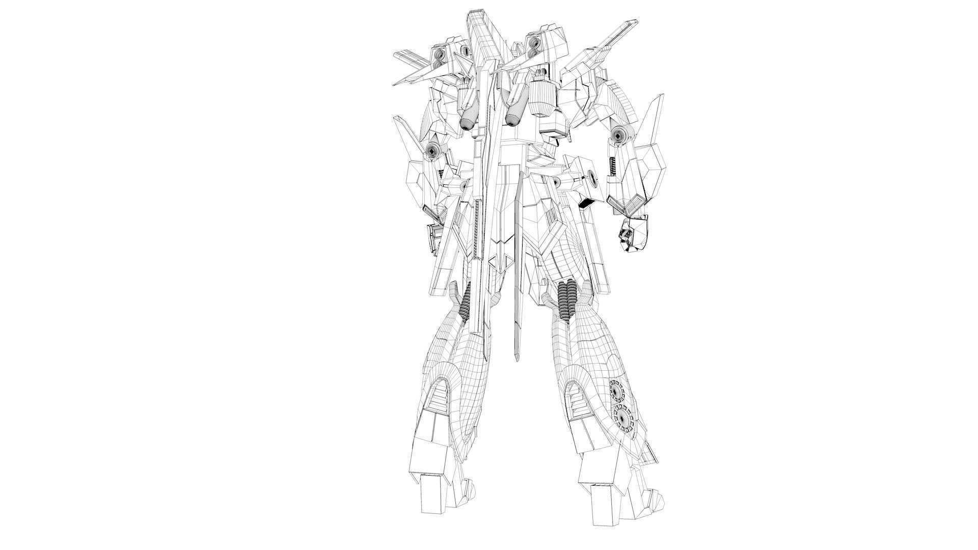 Gundam Wings 3D model_28