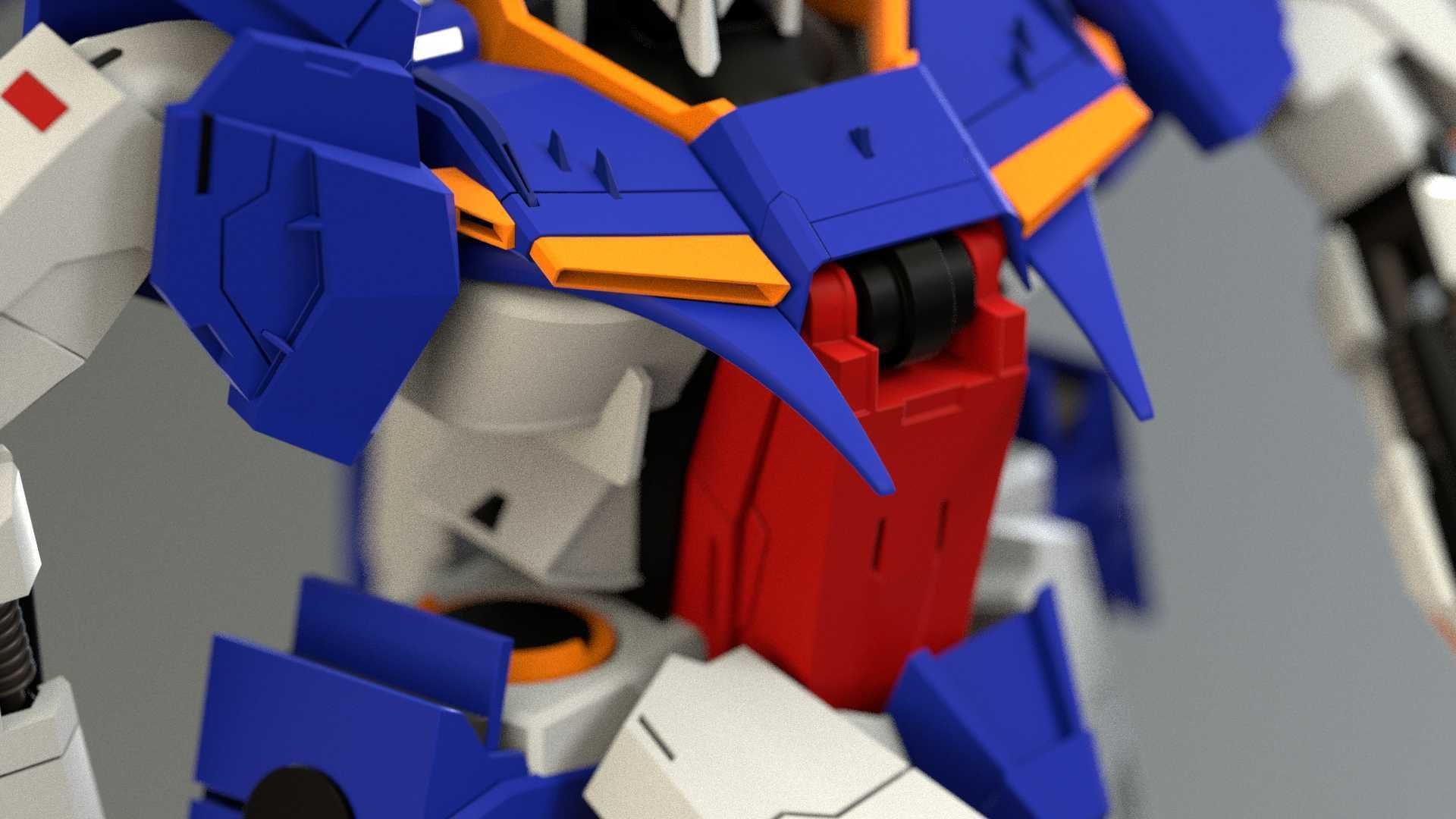 Gundam Wings 3D model_23