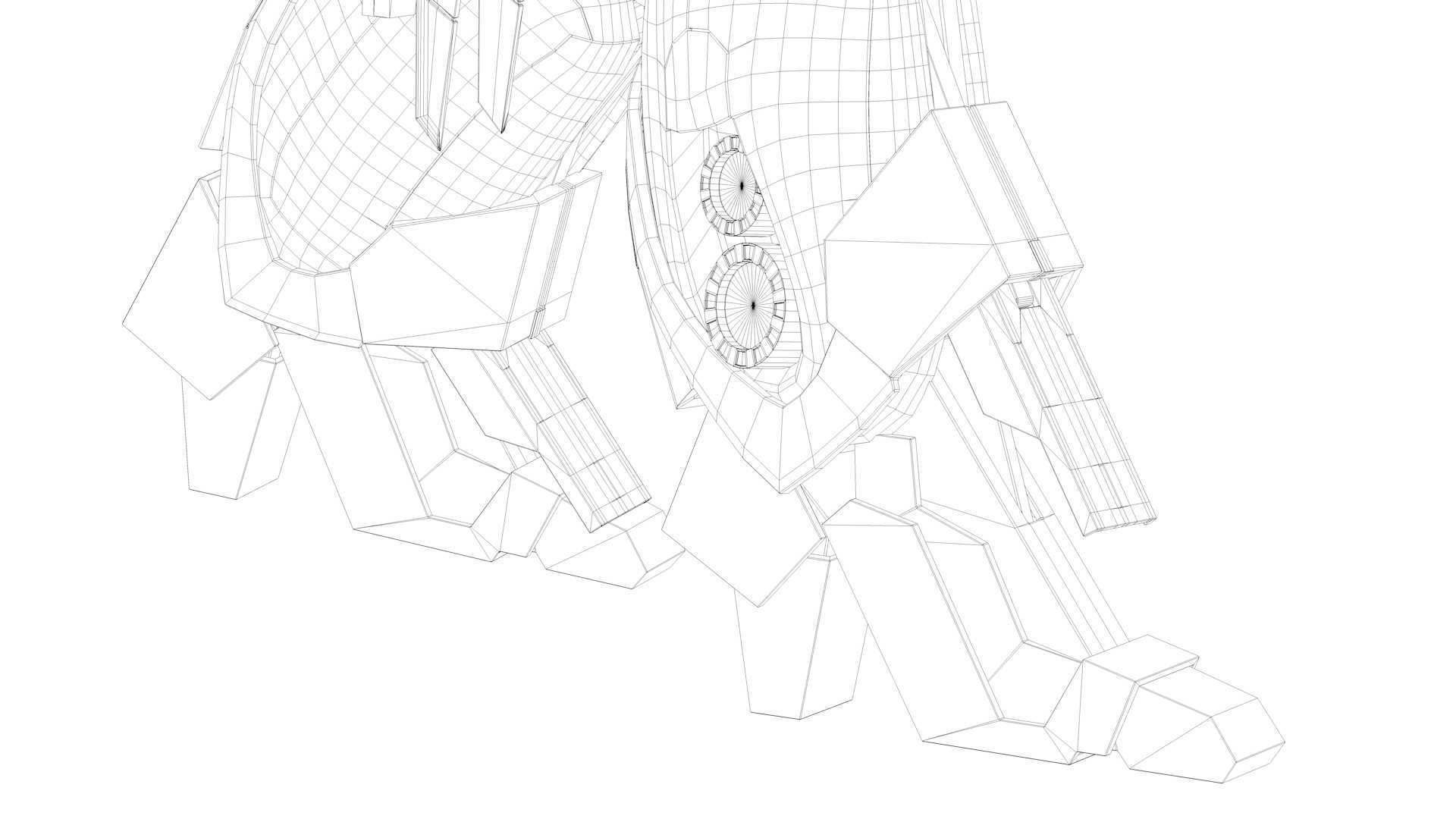 Gundam Wings 3D model_37