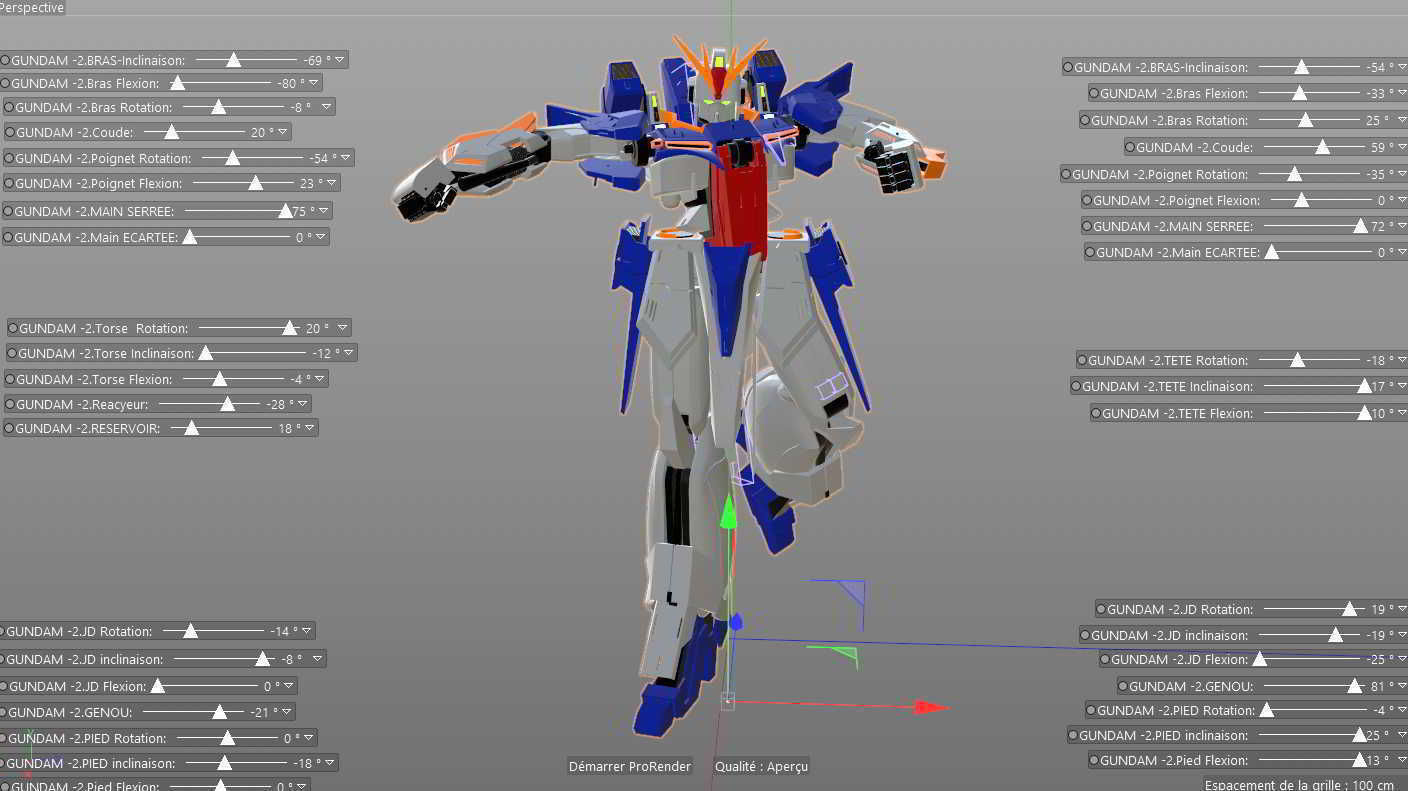 Gundam Wings 3D model_25