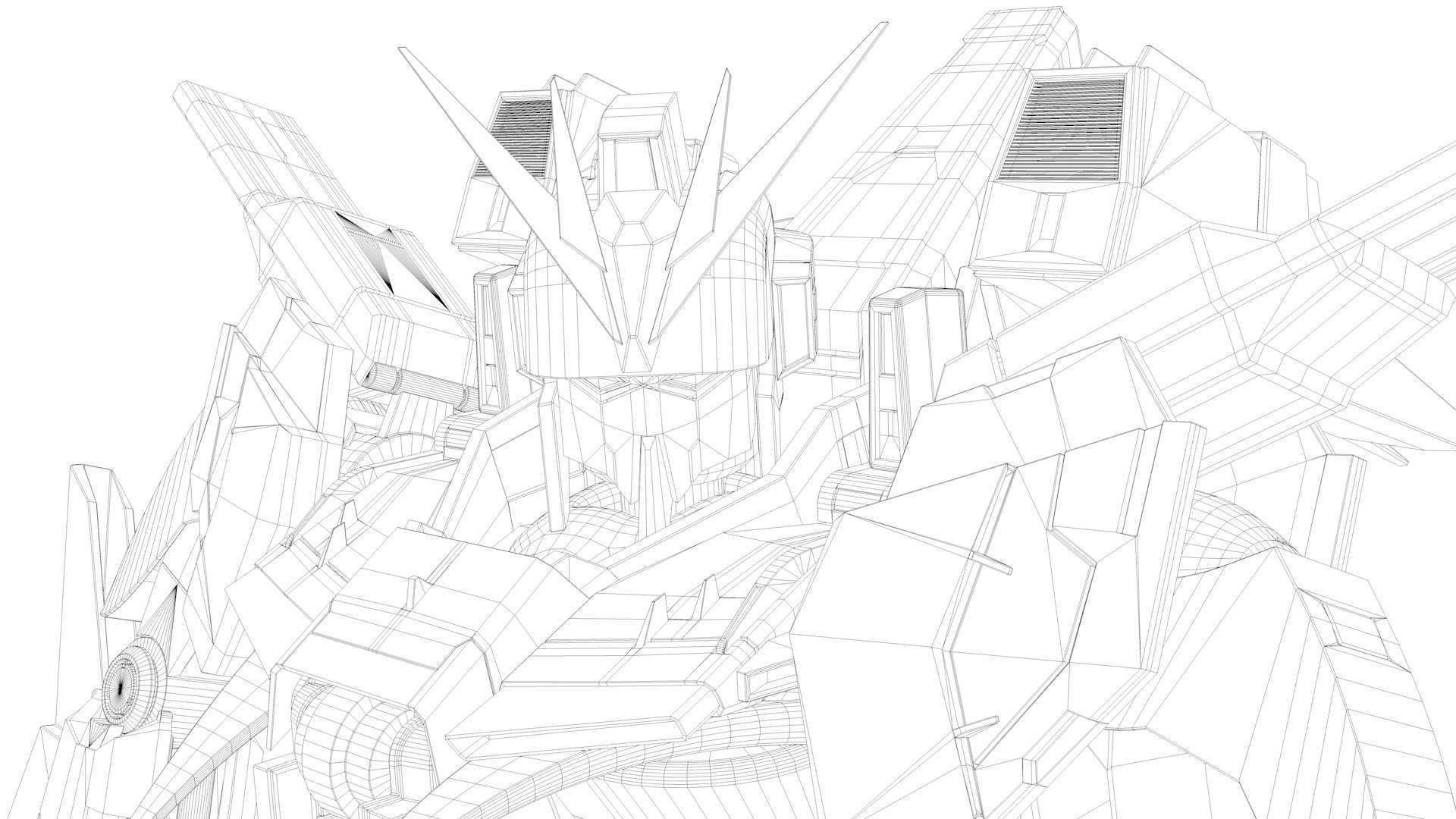 Gundam Wings 3D model_35