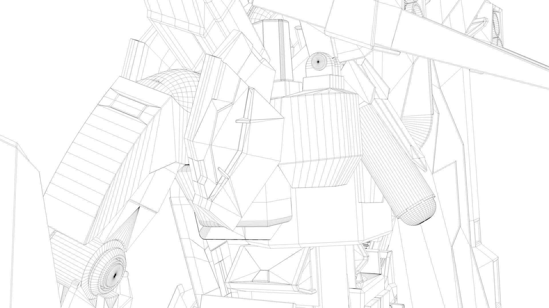 Gundam Wings 3D model_32