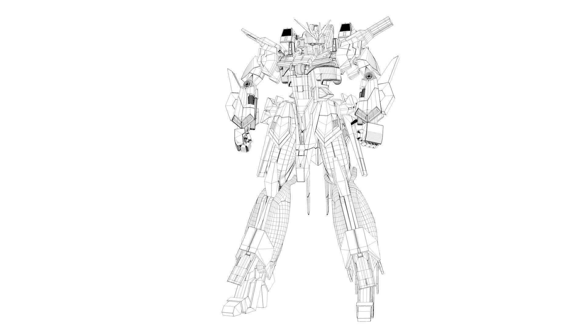Gundam Wings 3D model_26
