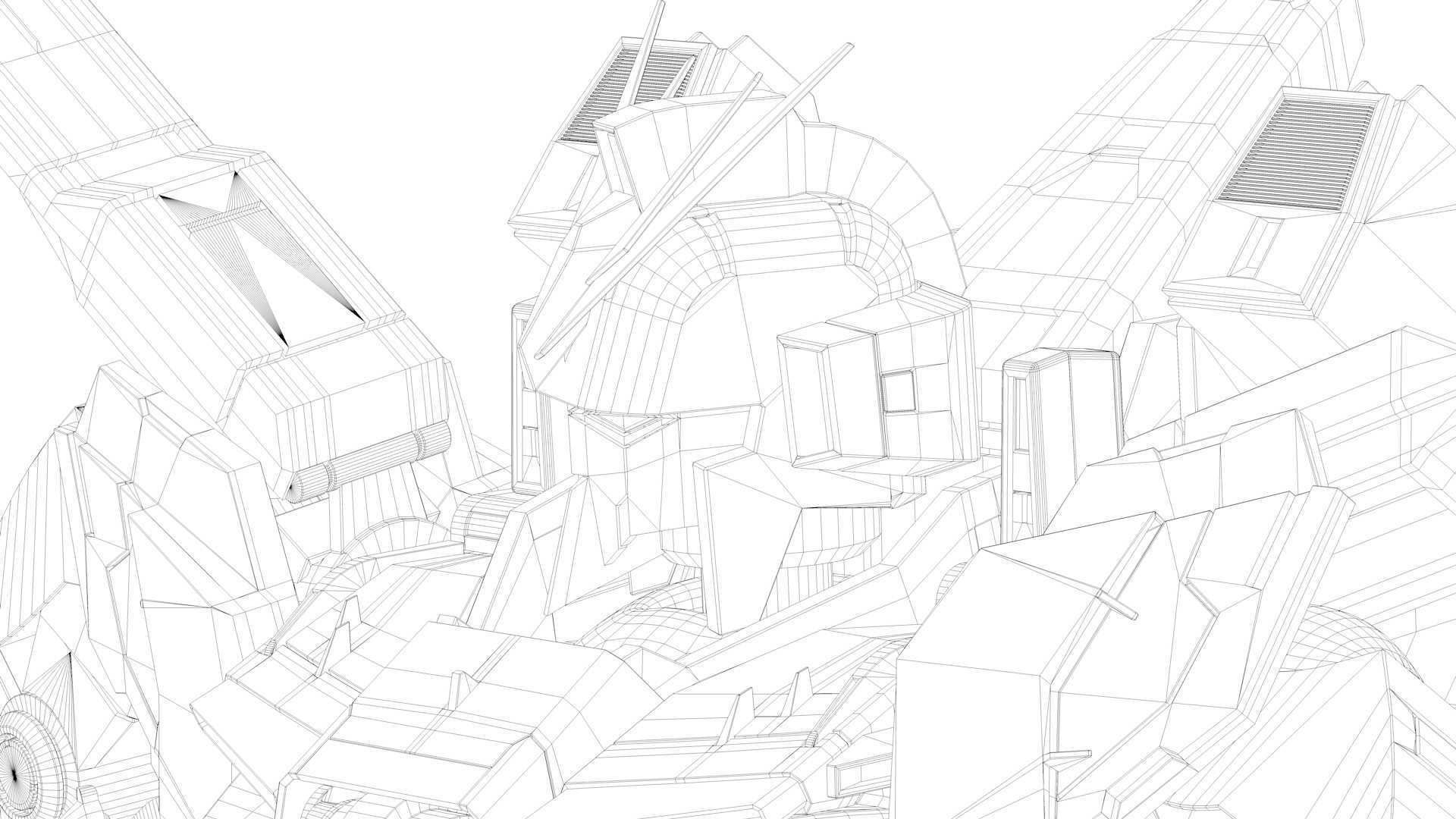 Gundam Wings 3D model_40