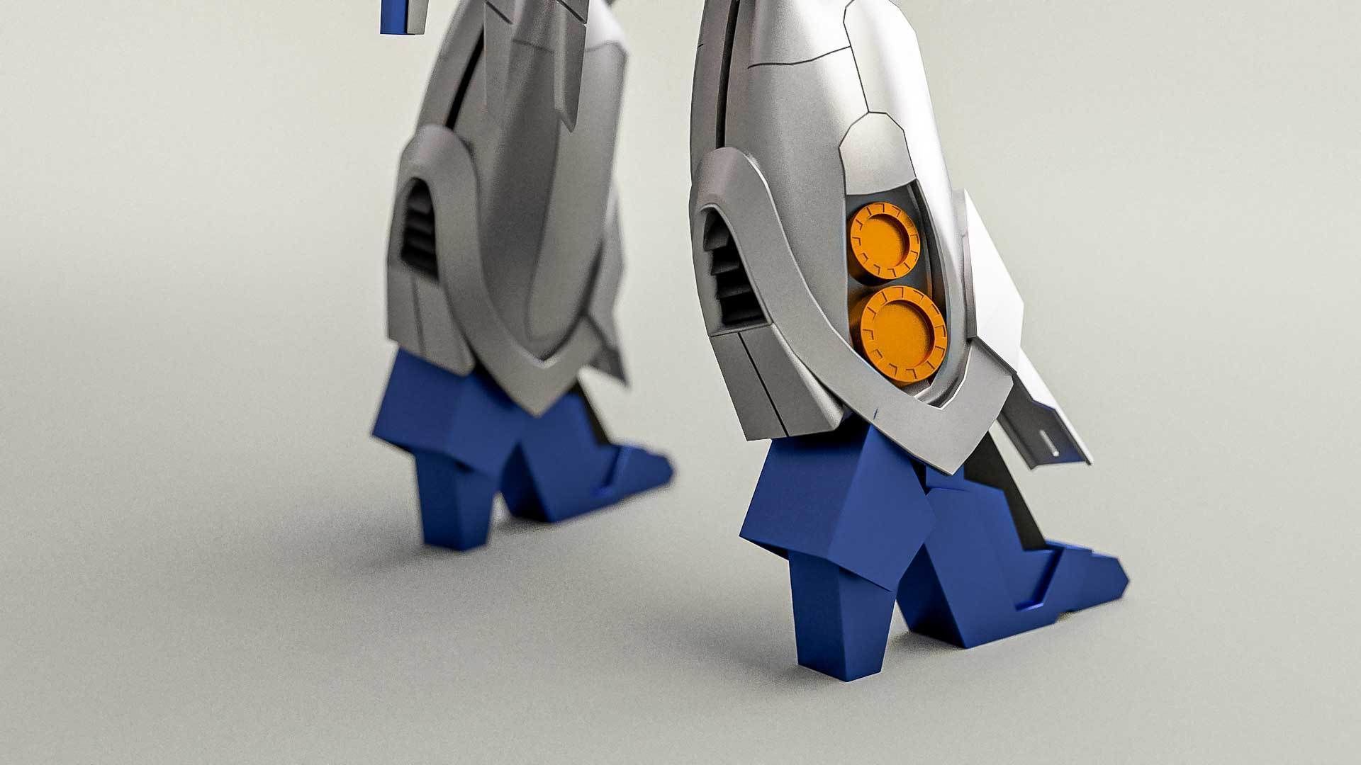 Gundam Wings 3D model_13