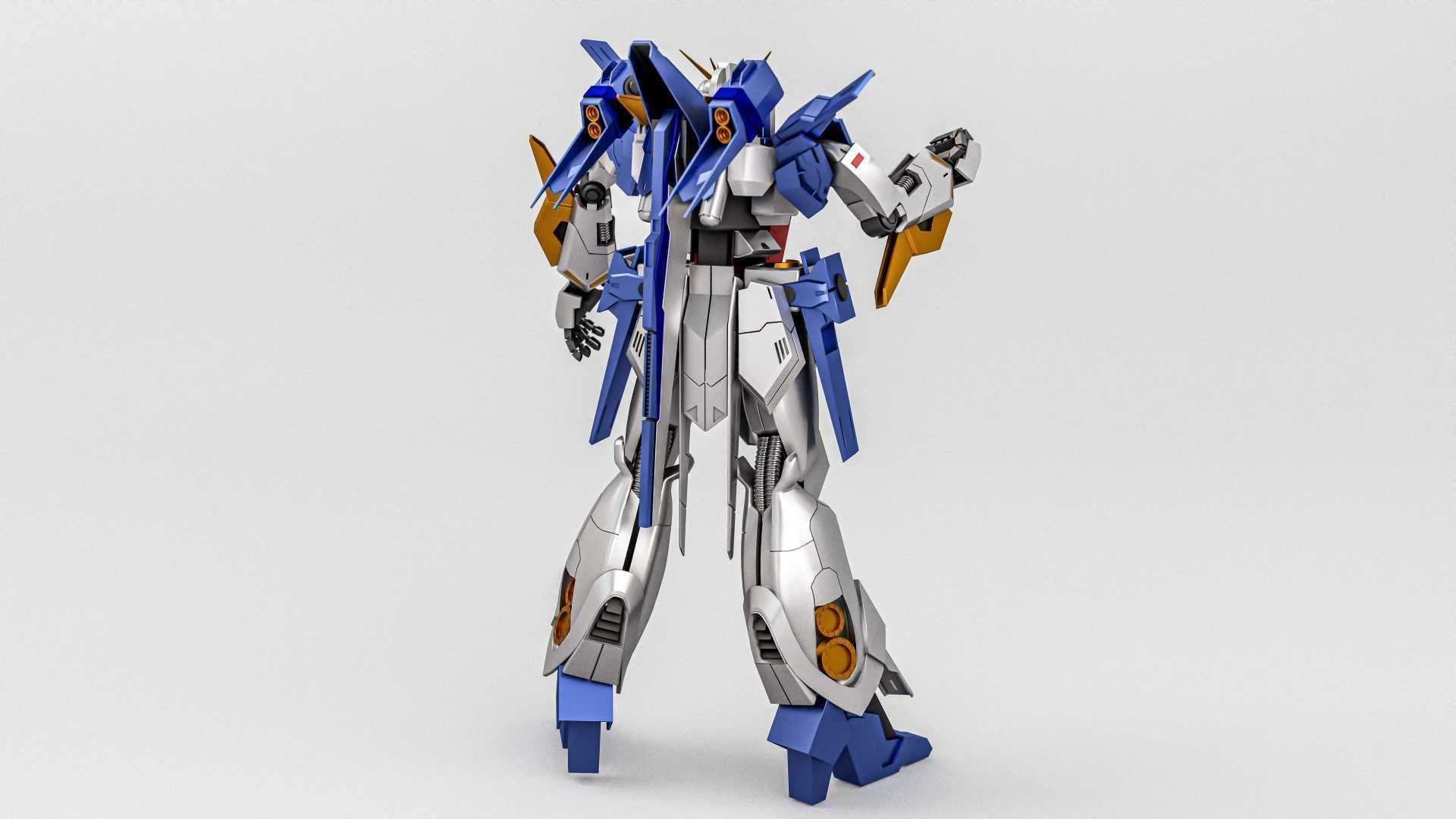 Gundam Wings 3D model_3