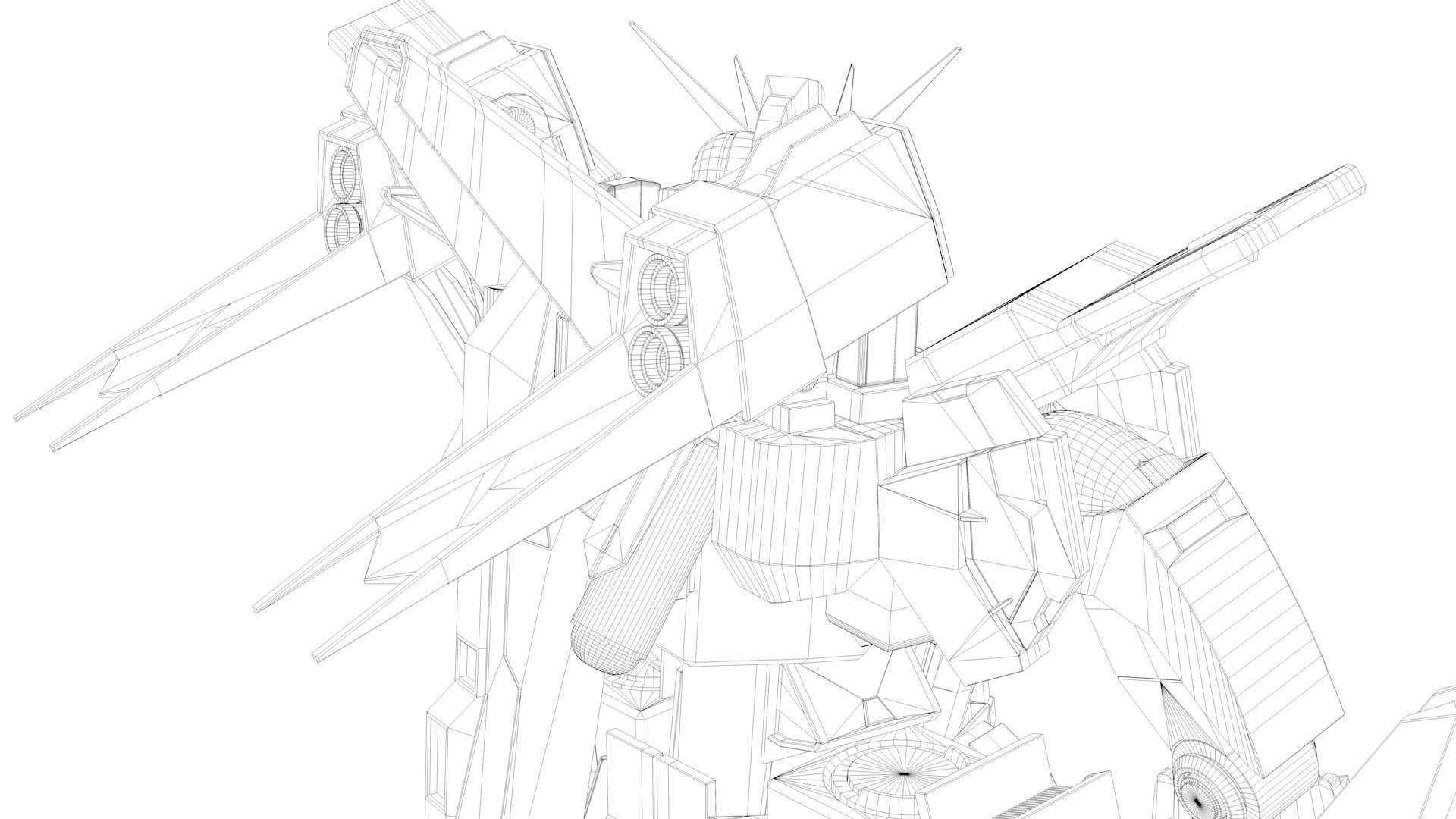 Gundam Wings 3D model_34