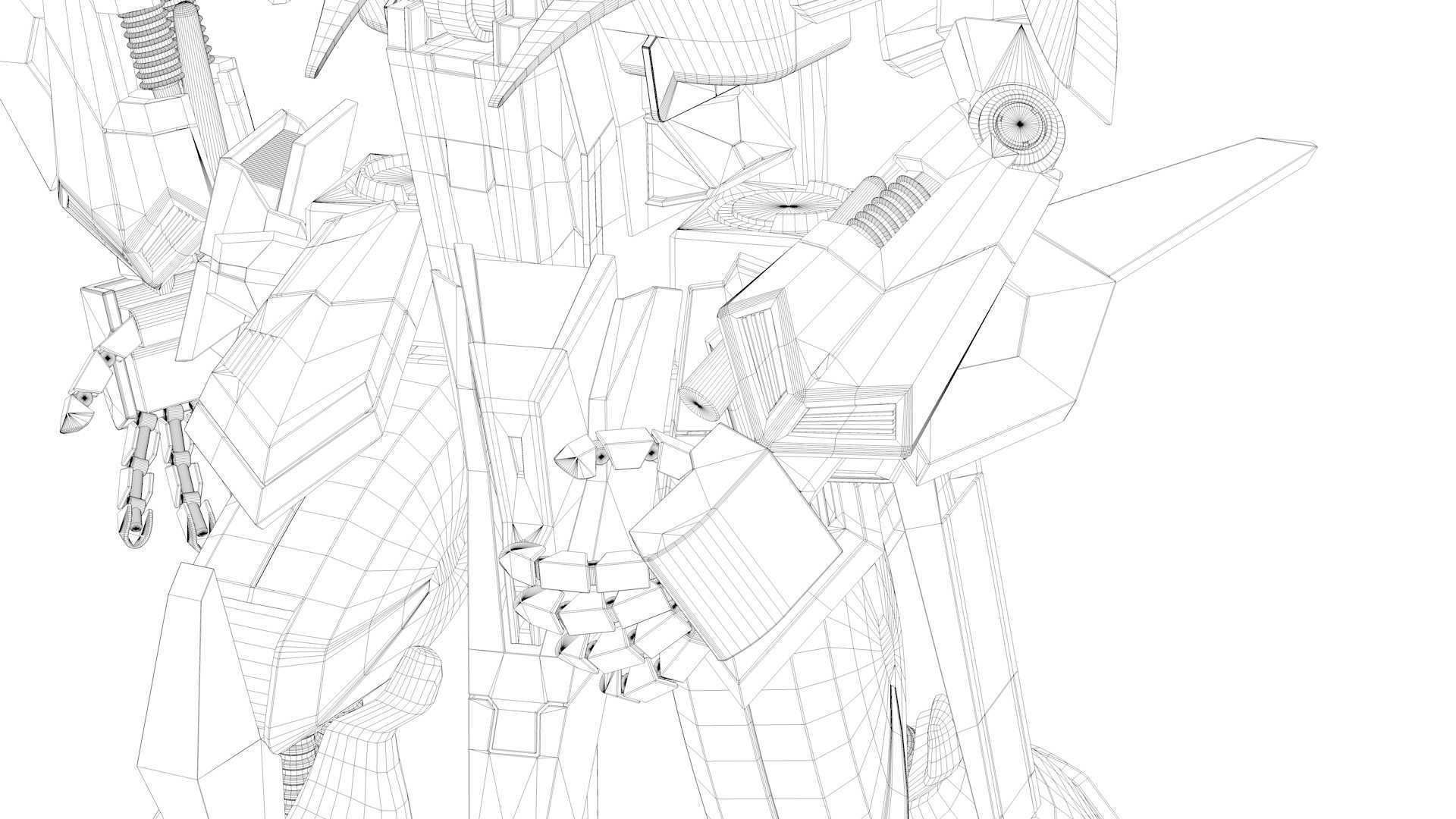 Gundam Wings 3D model_38