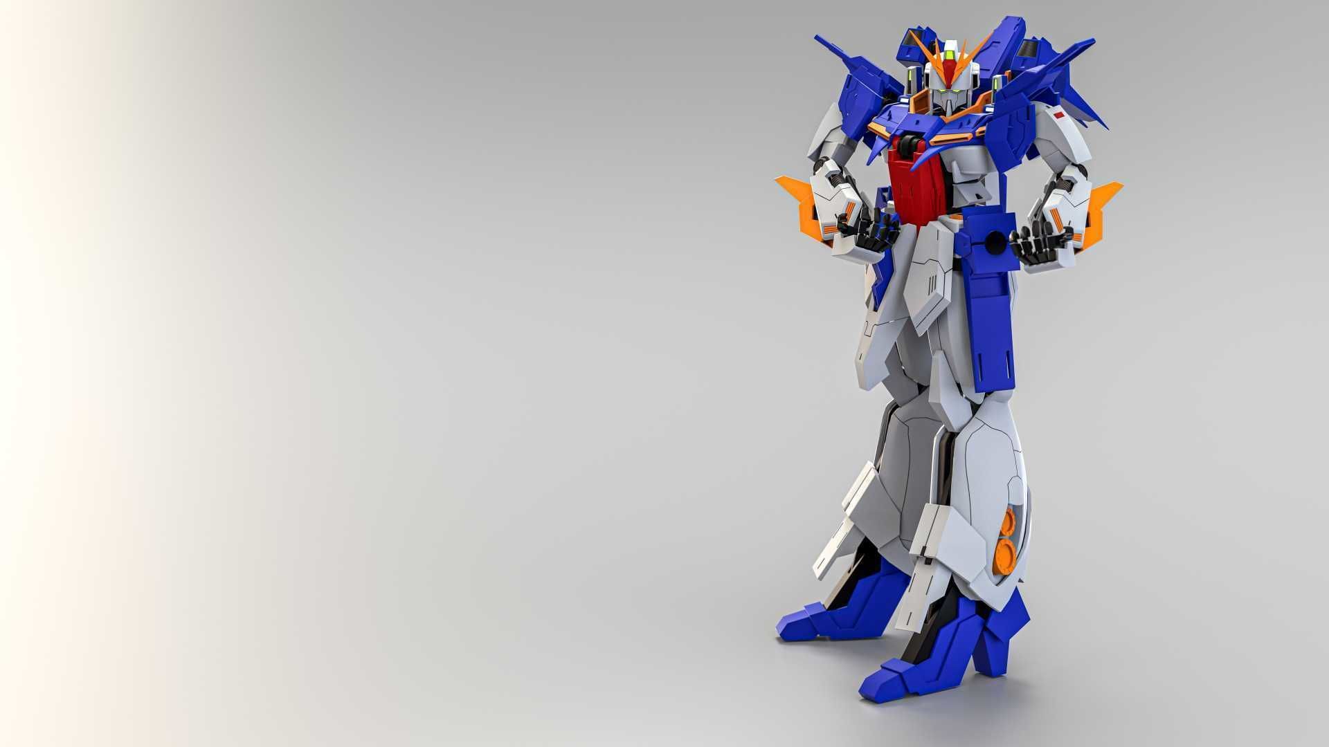 Gundam Wings 3D model_8