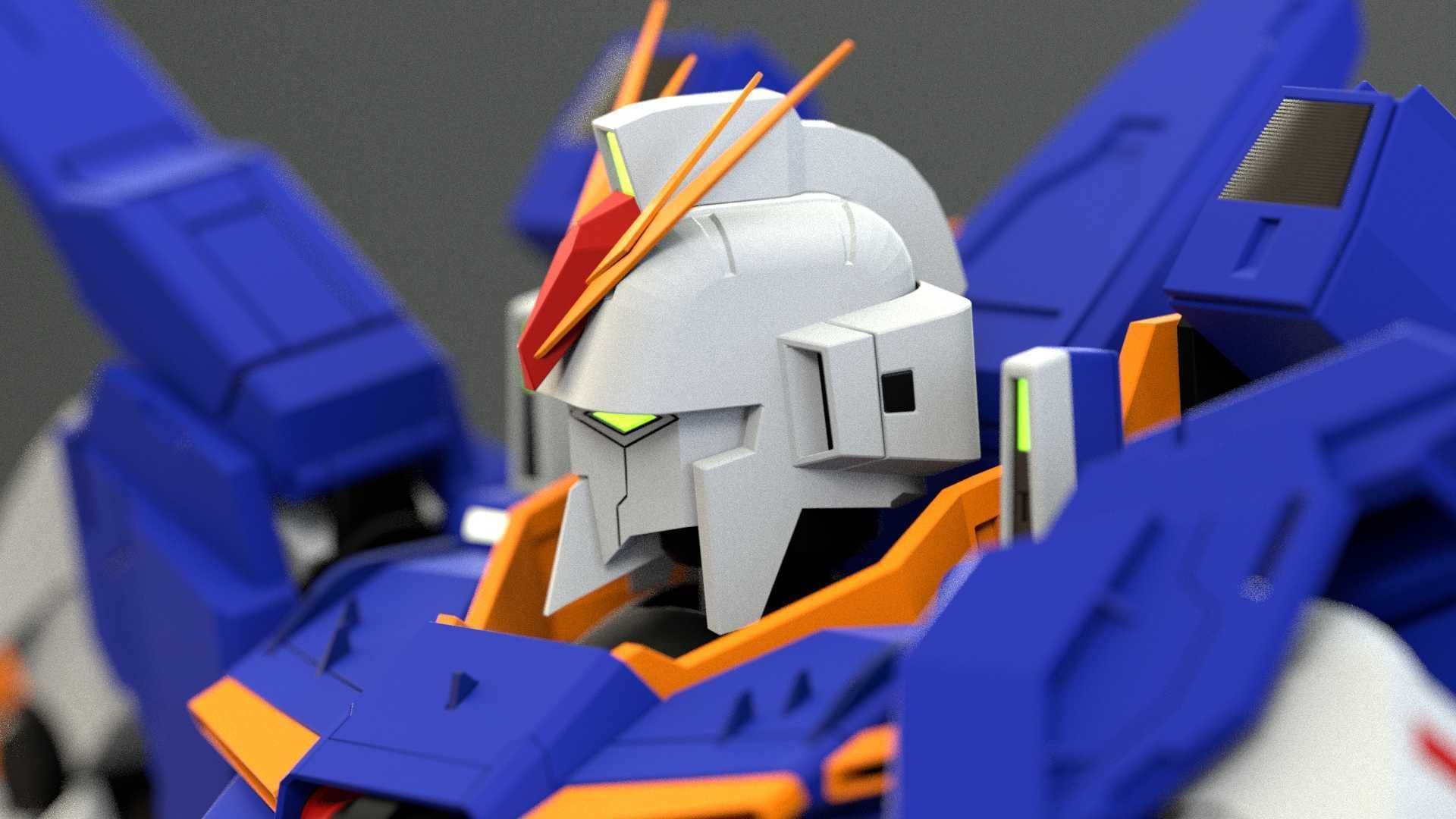 Gundam Wings 3D model_22