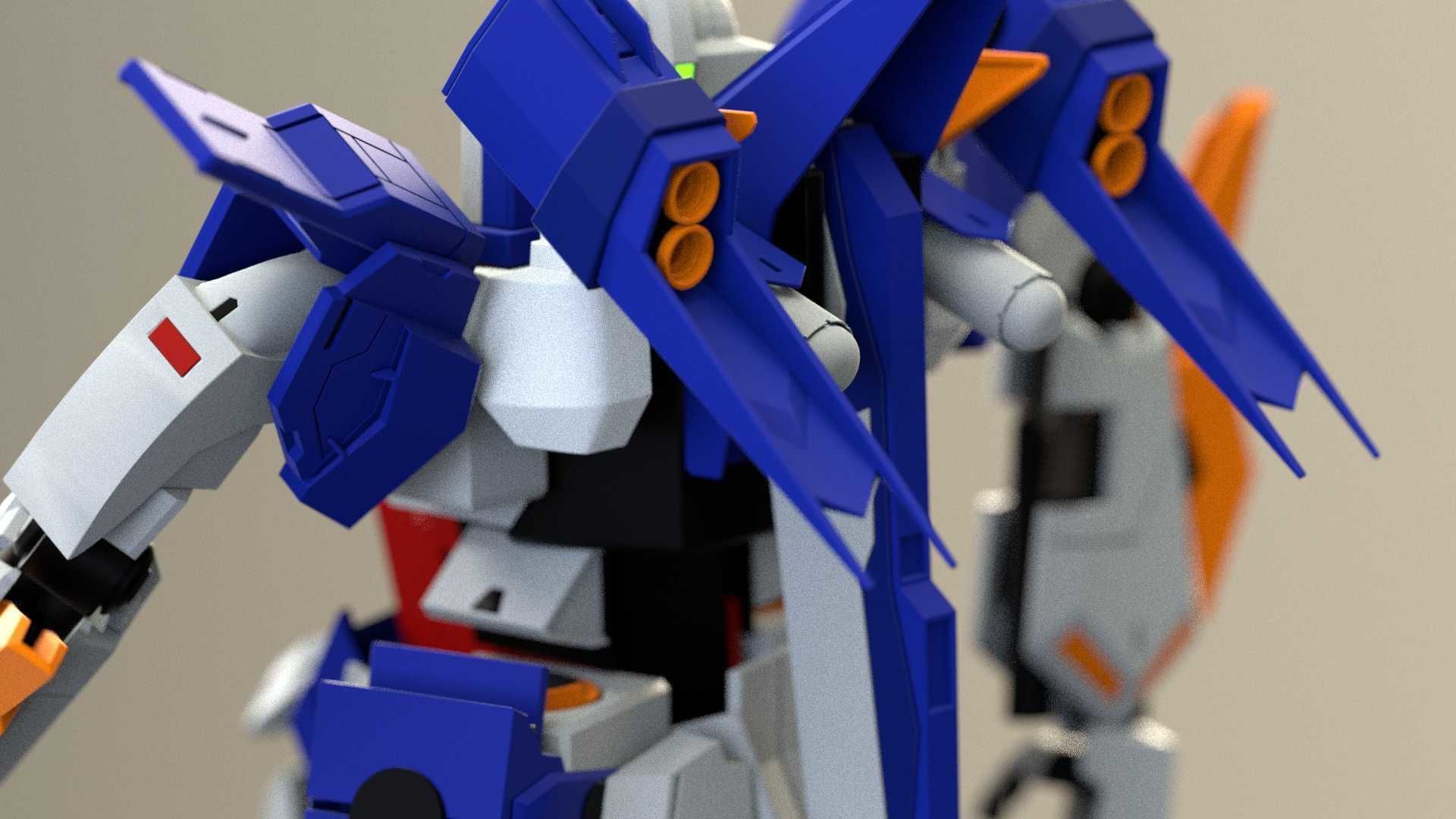 Gundam Wings 3D model_21