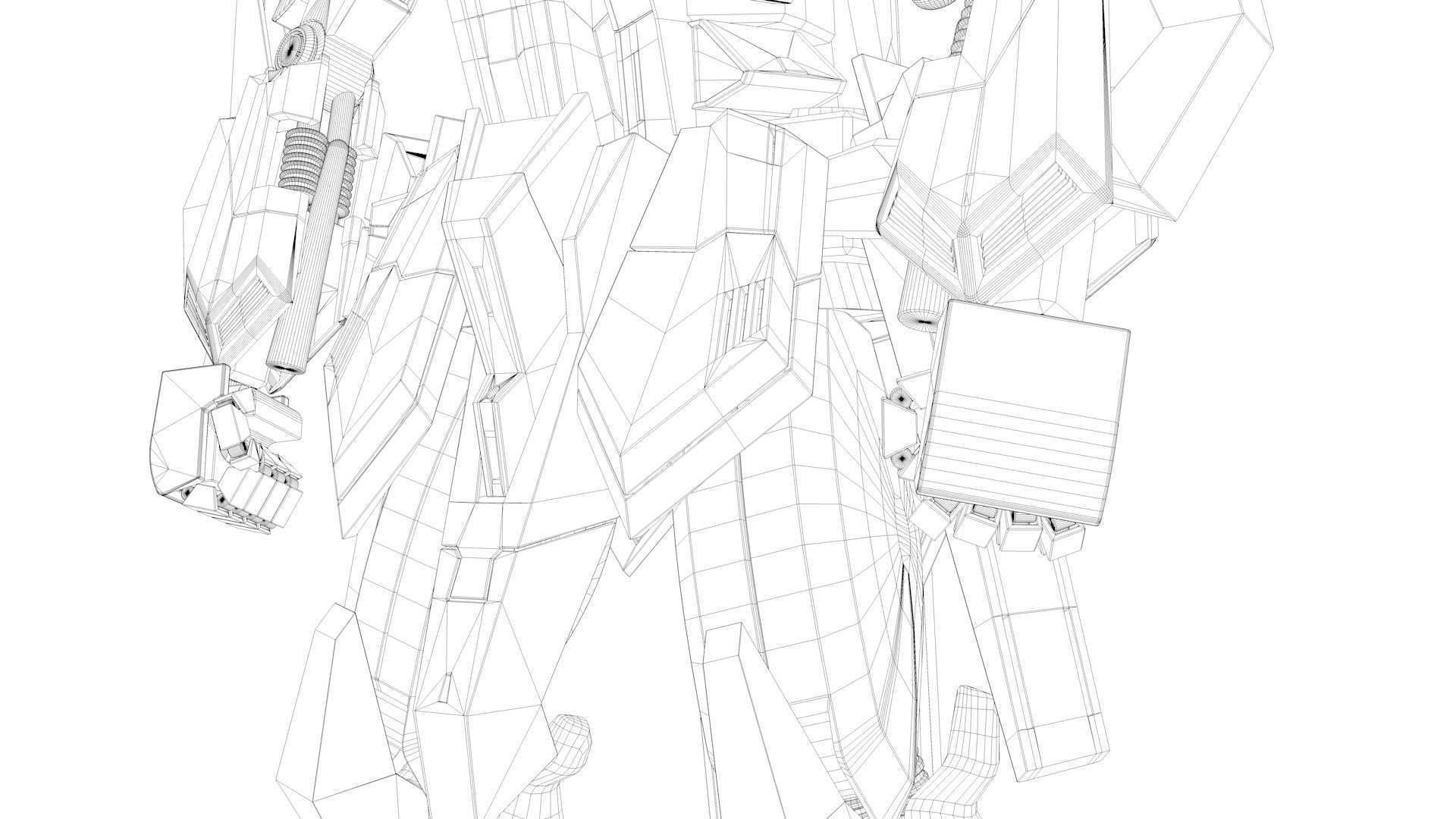 Gundam Wings 3D model_33