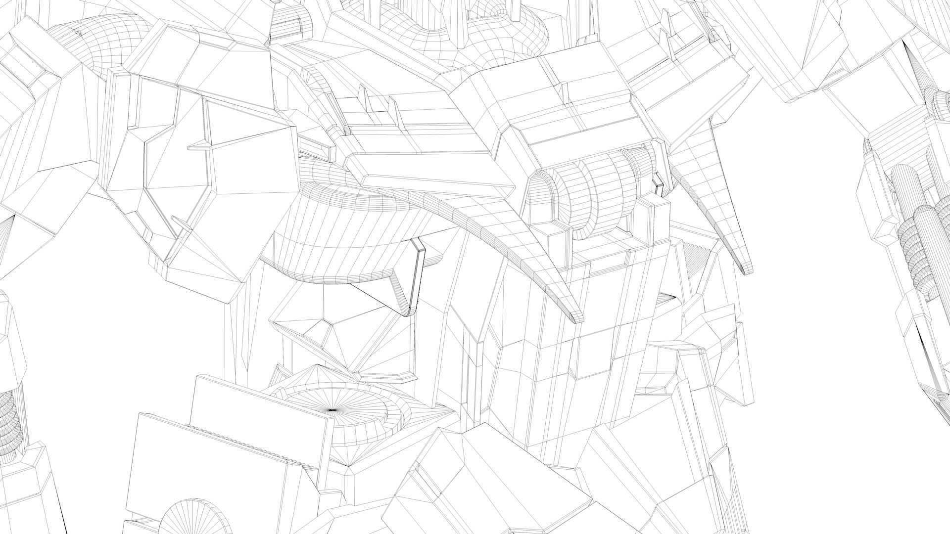 Gundam Wings 3D model_41