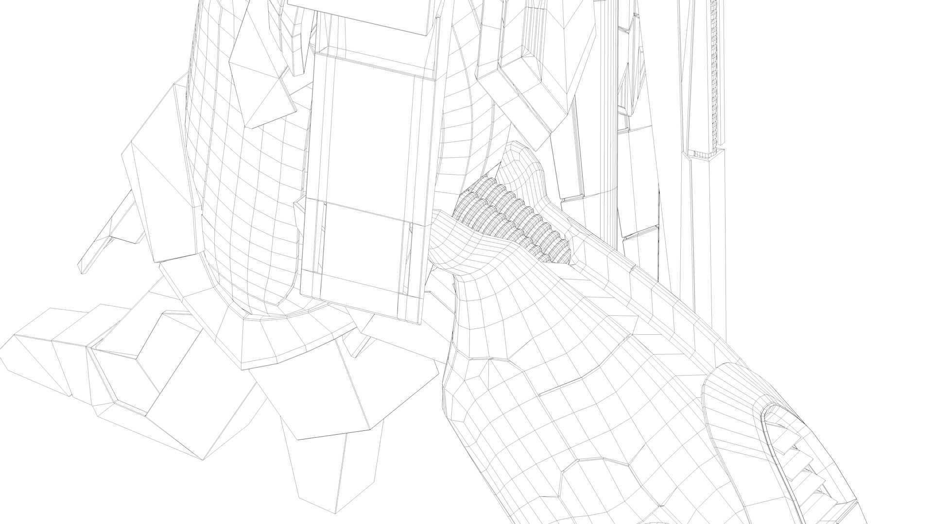 Gundam Wings 3D model_42