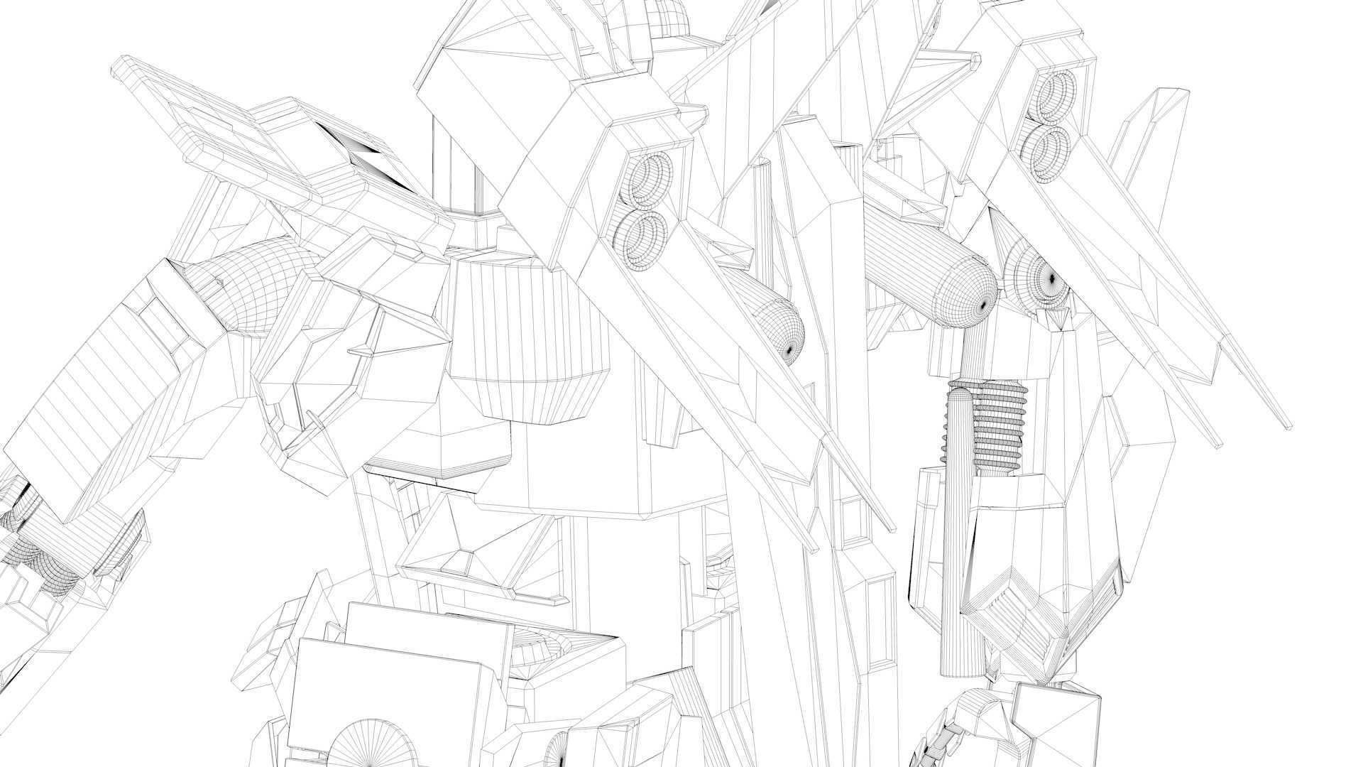 Gundam Wings 3D model_39