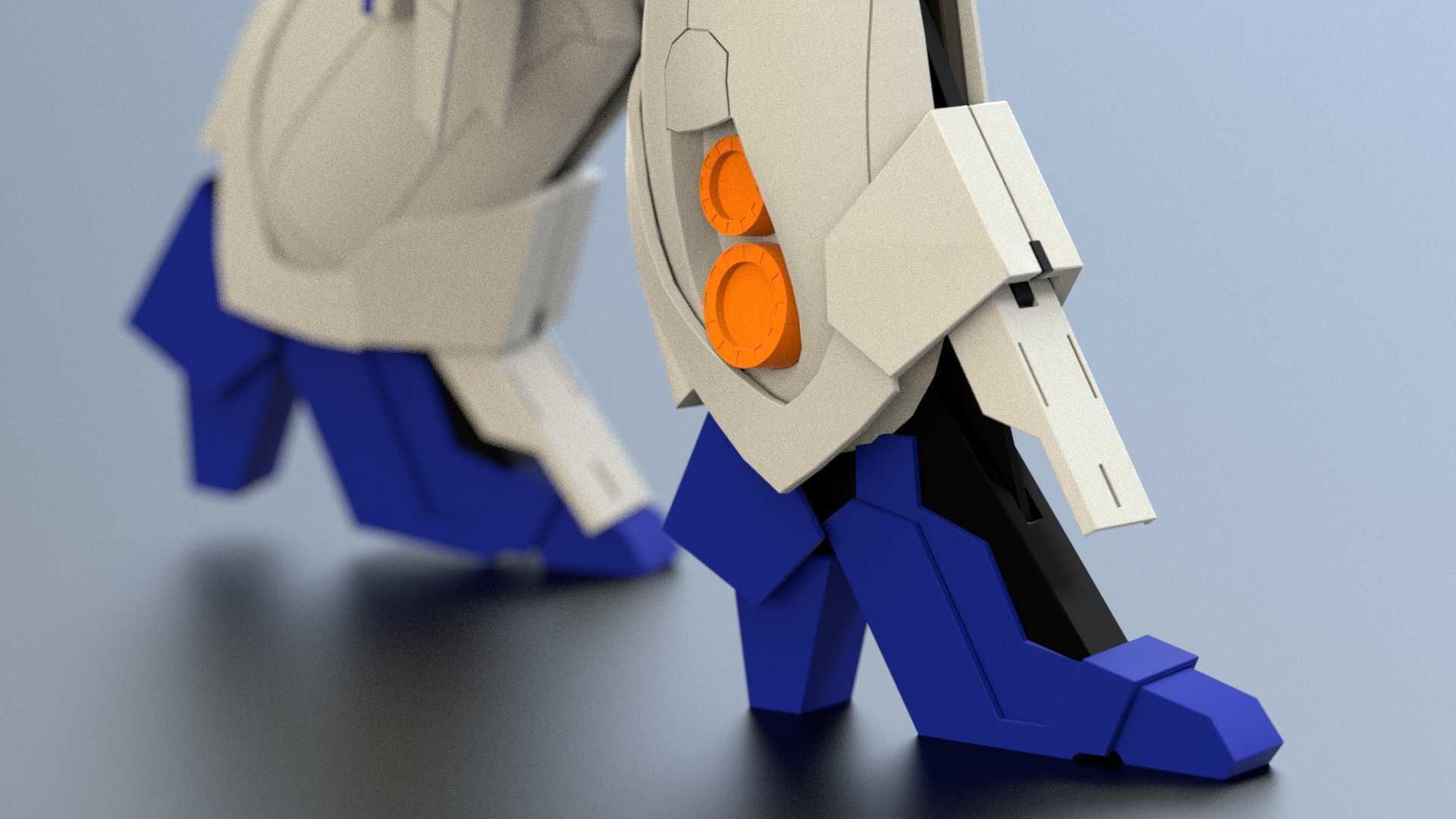 Gundam Wings 3D model_19