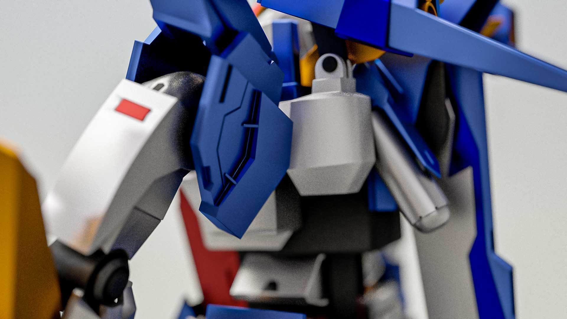 Gundam Wings 3D model_14
