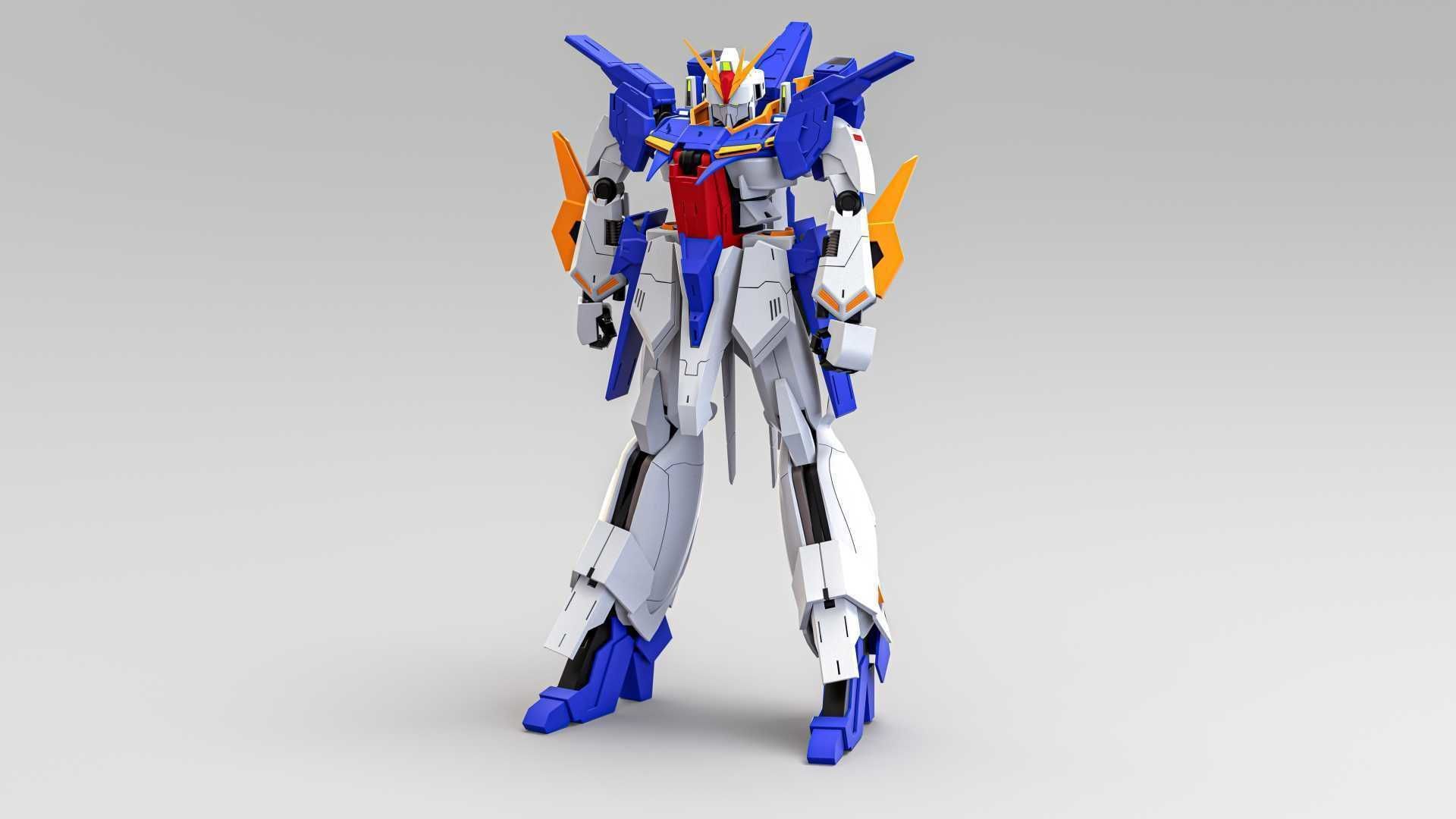 Gundam Wings 3D model_7