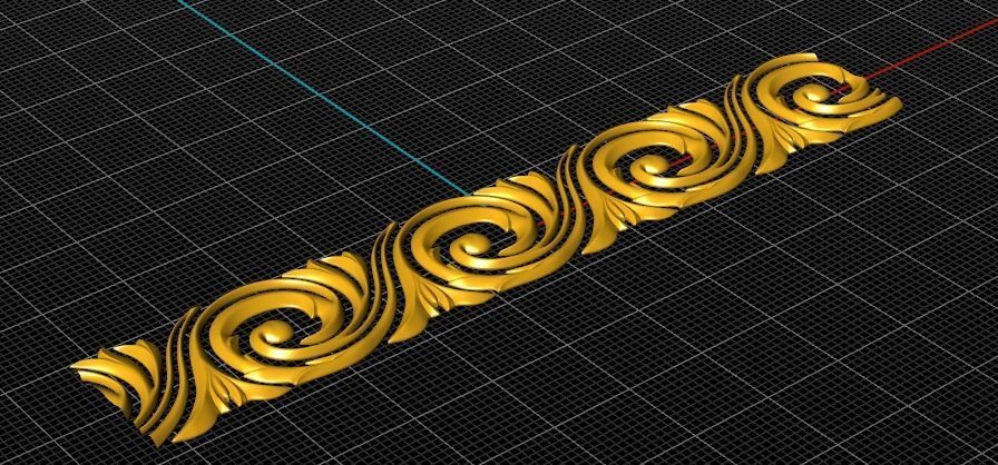 flower pattern  3D print model_6